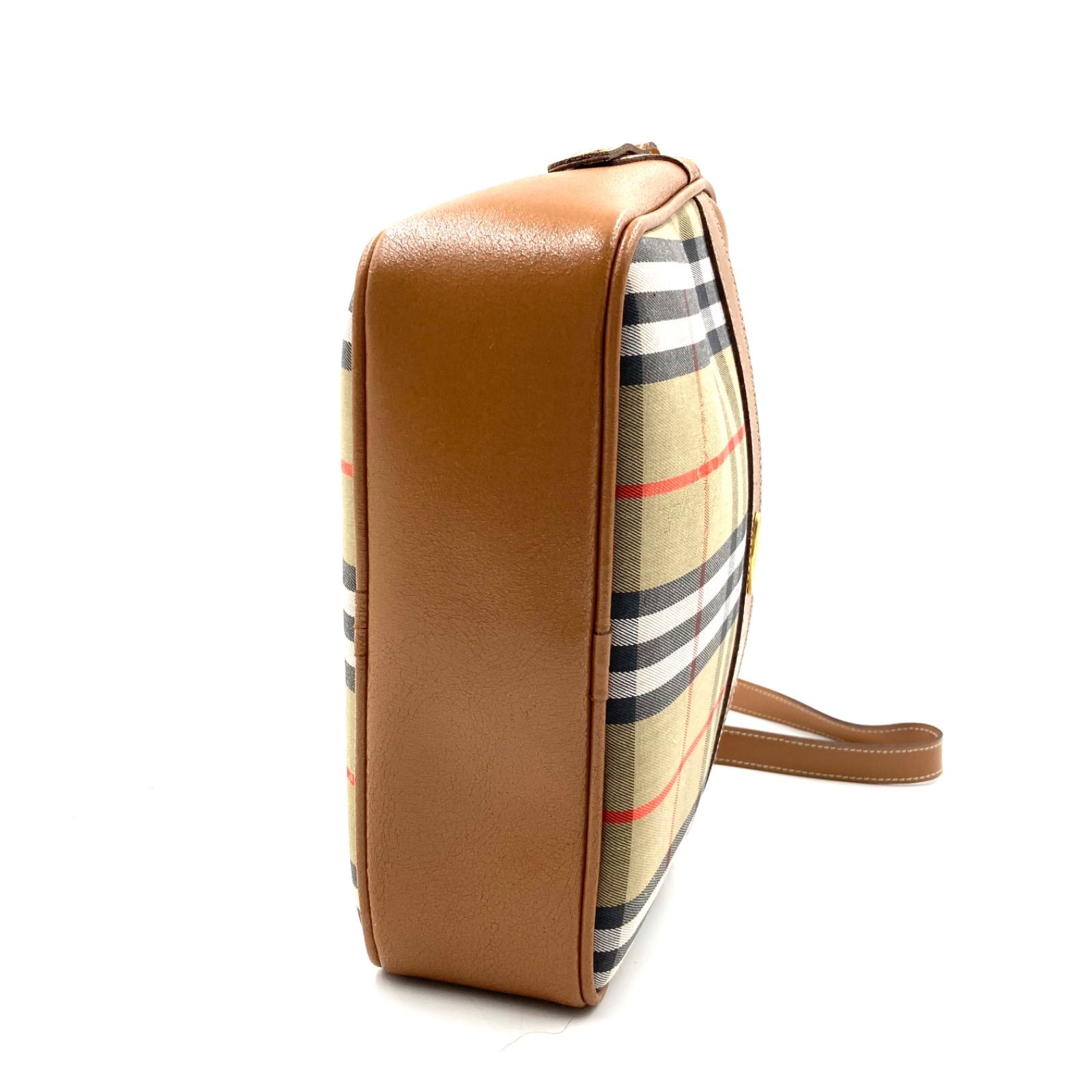 BURBERRYS バーバリー ショルダーバッグ レザー シャドーホース