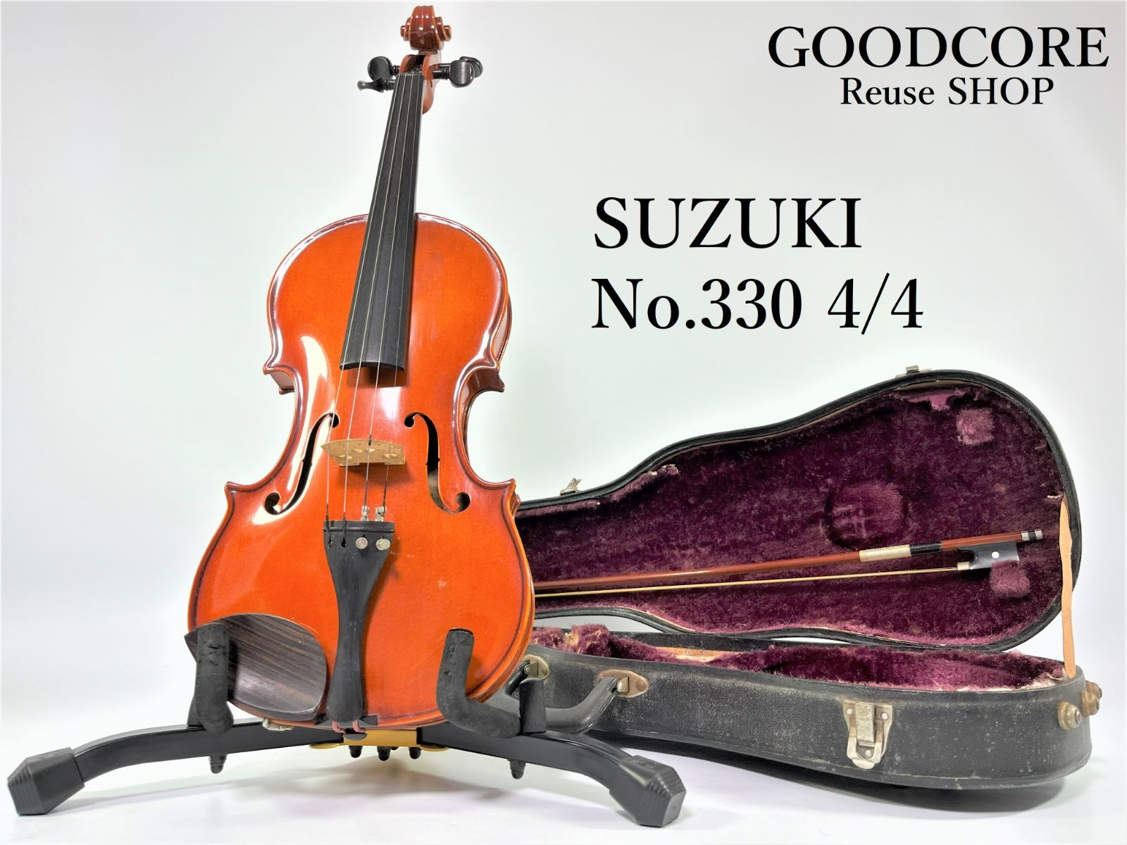 SUZUKI スズキ No.330 4/4 バイオリン T.SUGITO製弓付属 - メルカリ