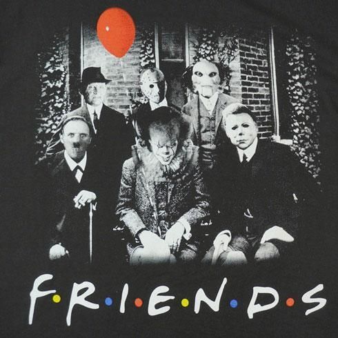 サイズ多数ジェイソンハンニバルフレディーfriendsホラーティーTシャツ