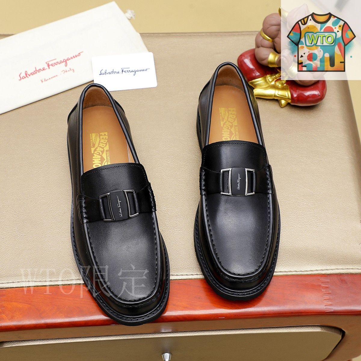 美品！Salvatore Ferragamo ビジネスシューズ ブラック 28㎝ 美品！Salvatore Ferragamo ビジネスシューズ ブラック 28㎝