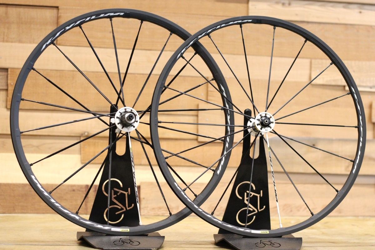 マヴィック MAVIC キシリウム プロ KSYRIUM PRO SL アルミ クリンチャー ホイールセット シマノ11/12S 15C 【横浜店】 中古)MAVIC (マビック) KSYRIUM PRO SL クリンチャー シマノ11