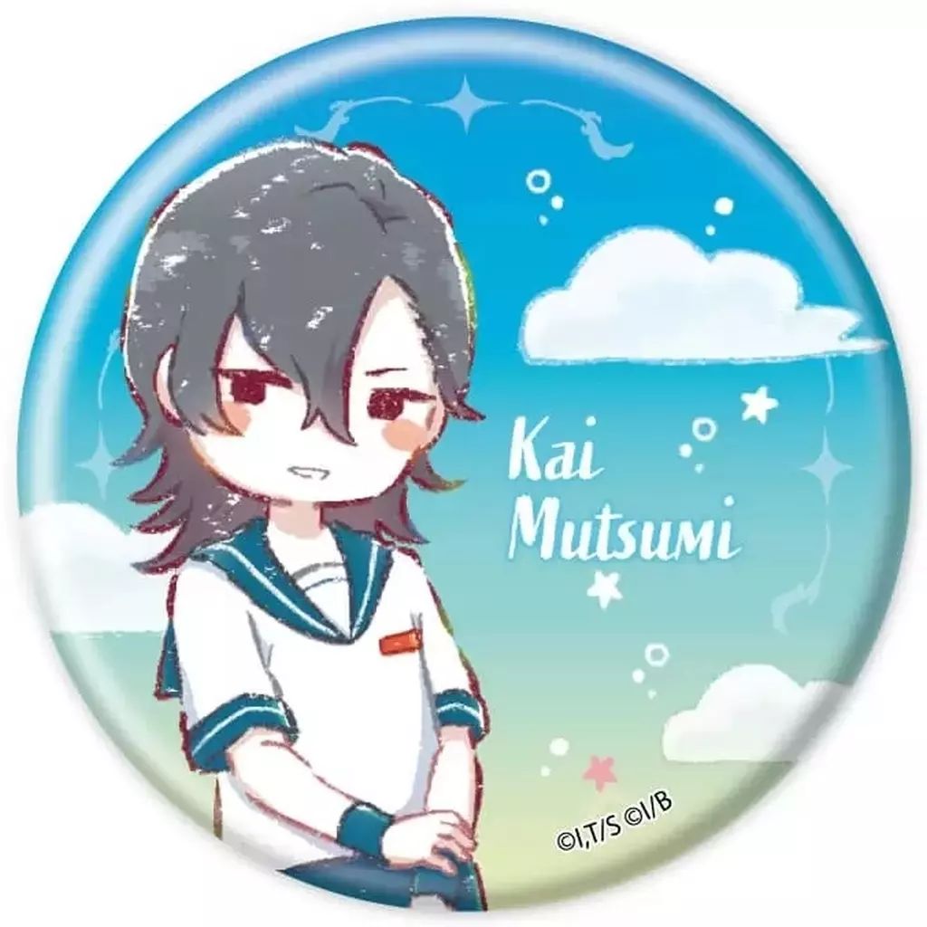 中古】バッジ・ビンズ 睦実介 「缶バッジ ジャックジャンヌ 15.マリン