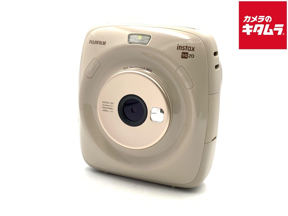 フジフイルム インスタントカメラ instax SQUARE SQ 20 チェキ ベージュ