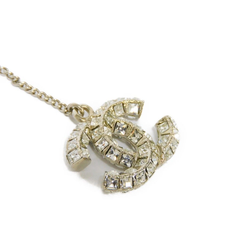 CHANEL シャネル クリスタル スイング チェーン ココマーク ストラス