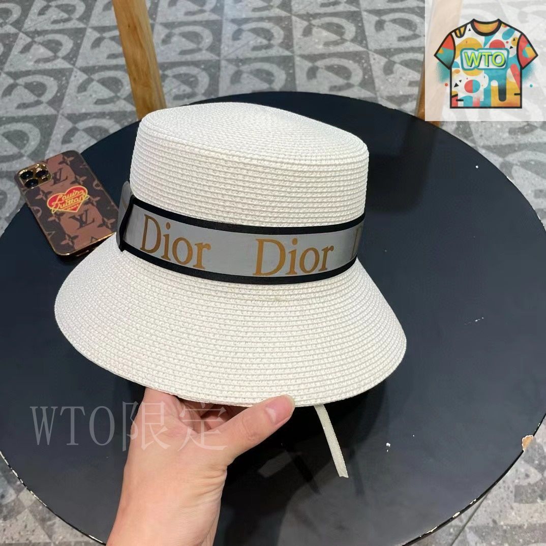 Dior（ディオール） ストローハット03-1 - メルカリ