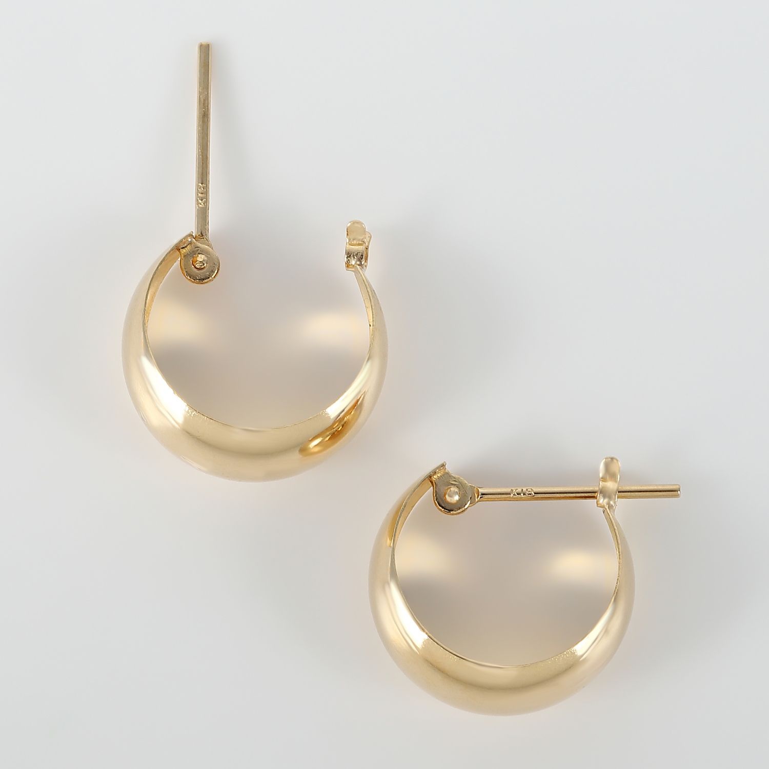 ムーンピアス ピアス 18k 18金 K18 イエローゴールド ピンクゴールド 