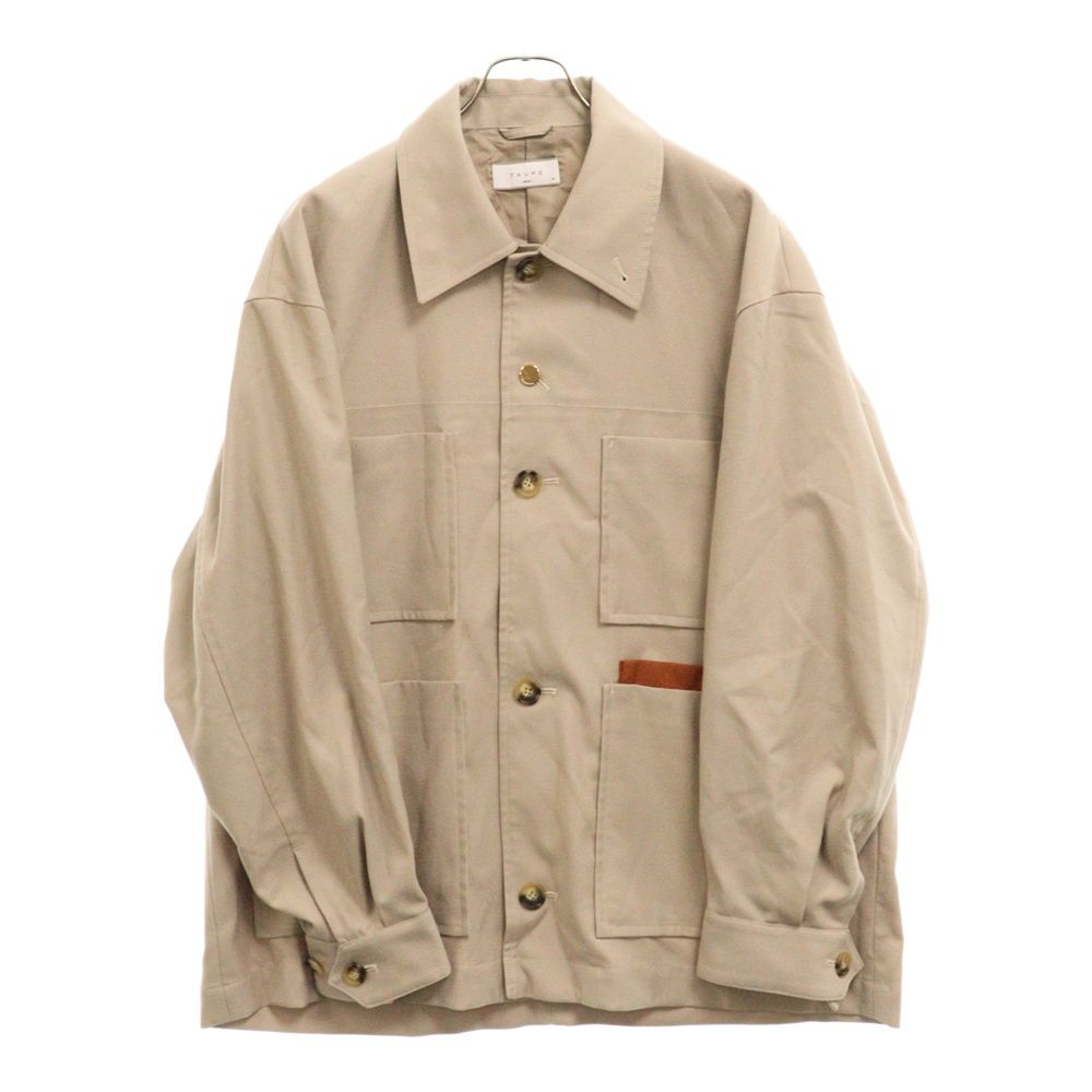 TAUPE トープ ウーステッド アムンゼン カバーオール ジャケット ベージュ TPM22302001