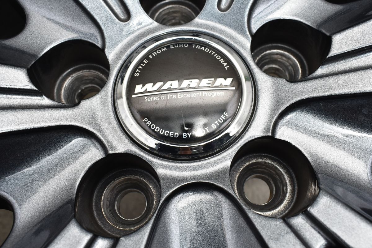 【美品 バリ溝】WAREN 17in 7J +55 PCD100 トーヨー ウィンタートランパス TX 225/60R17 スバル GT XV SJ フォレスター スタッドレス