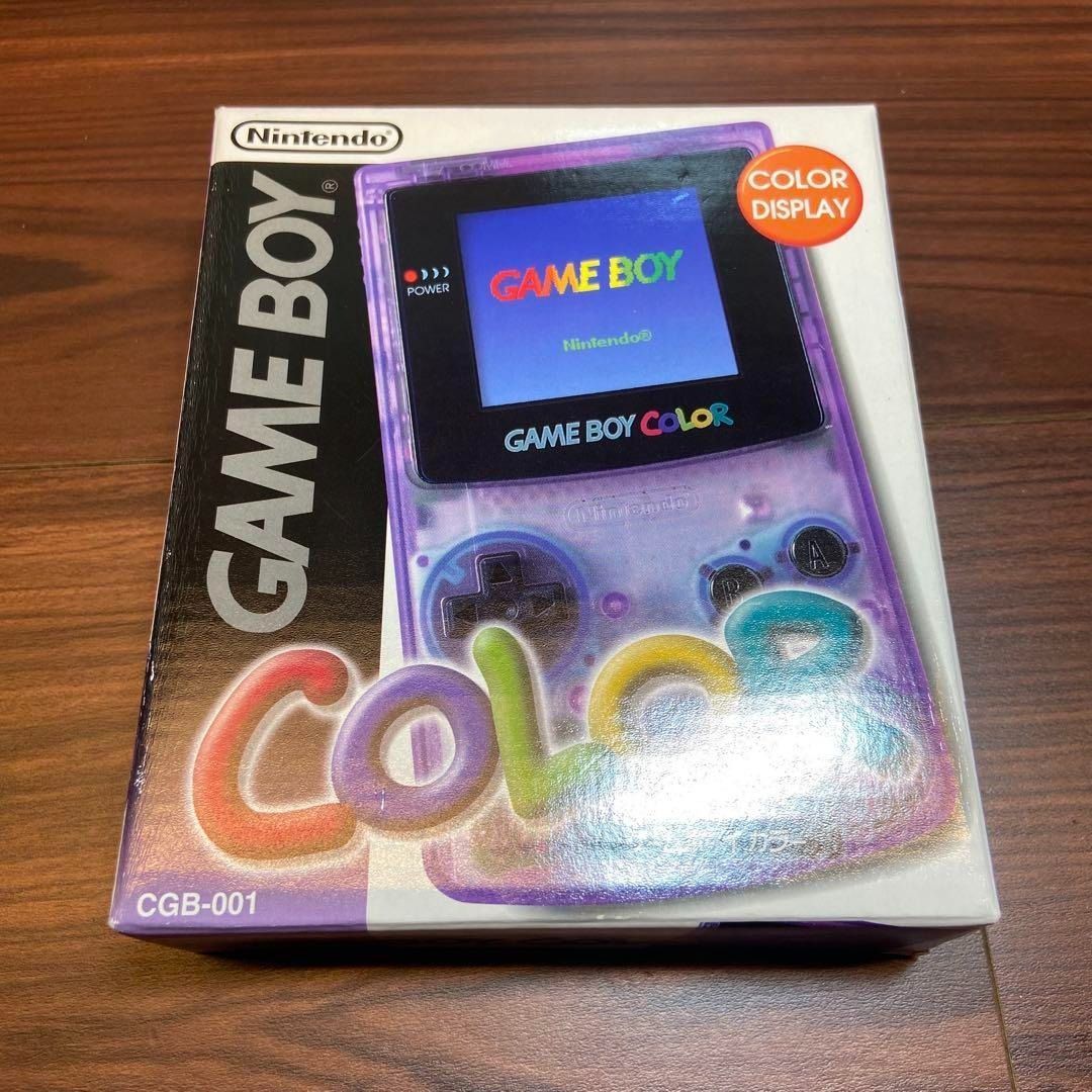 ゲームボーイカラー クリアパープル 本体 ほぼ 3950