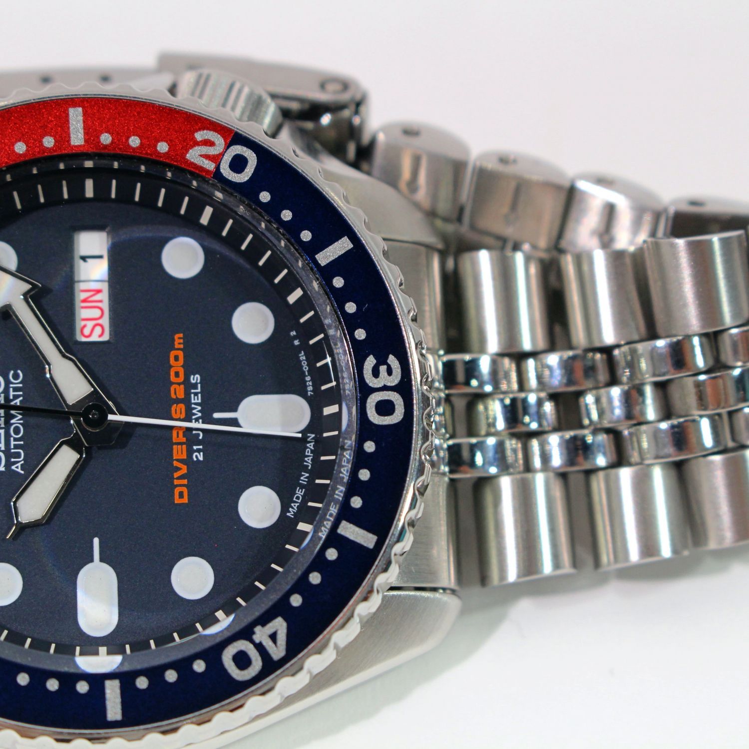 中古】 SEIKO セイコー SKX007 7S26-0020 200Mダイバー デイデイト 