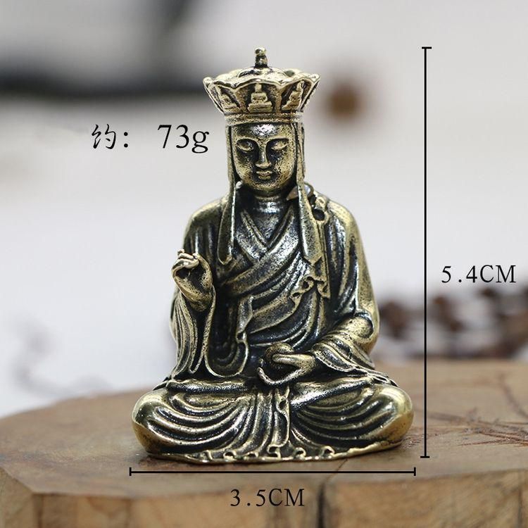 仏教美術 九華山地蔵王仏像 小仏像 銅製 銅器 - メルカリ