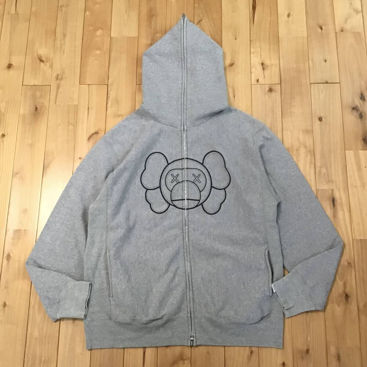 BAPE × KAWS MILO フルジップ パーカー Lサイズ a bathing ape