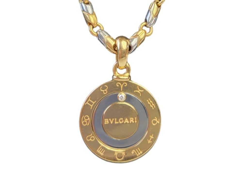 BVLGARI】【パッソ ドッピオ チェーン】ブルガリ『K18YG/SS