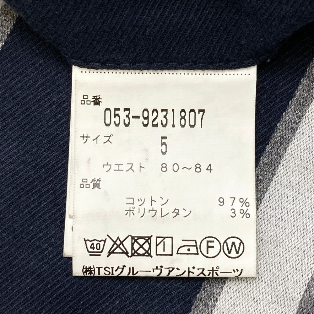 PEARLY GATES パーリーゲイツ ストライプ ゴルフパンツ サイズ5 サイズ：5 PEARLY GATES パーリーゲイツ 30周年モデル