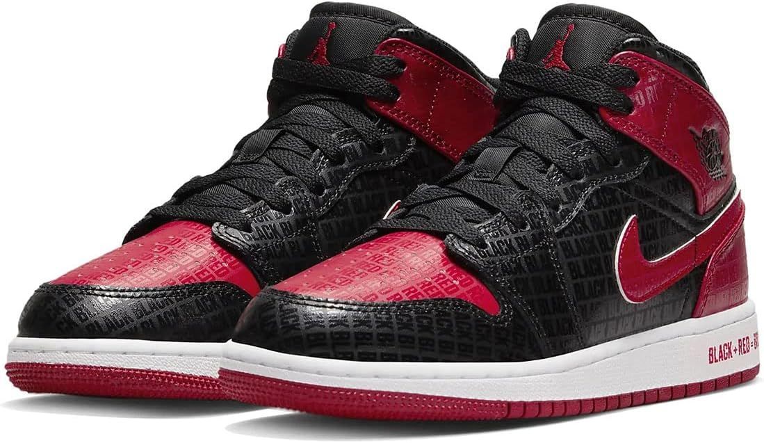 ま*様 エアジョーダンAj1MIDジュニアシューズレディースシューズ24.0 JORDAN BRAND（ジョーダンブランド）の「エア ジョーダン 1 MID