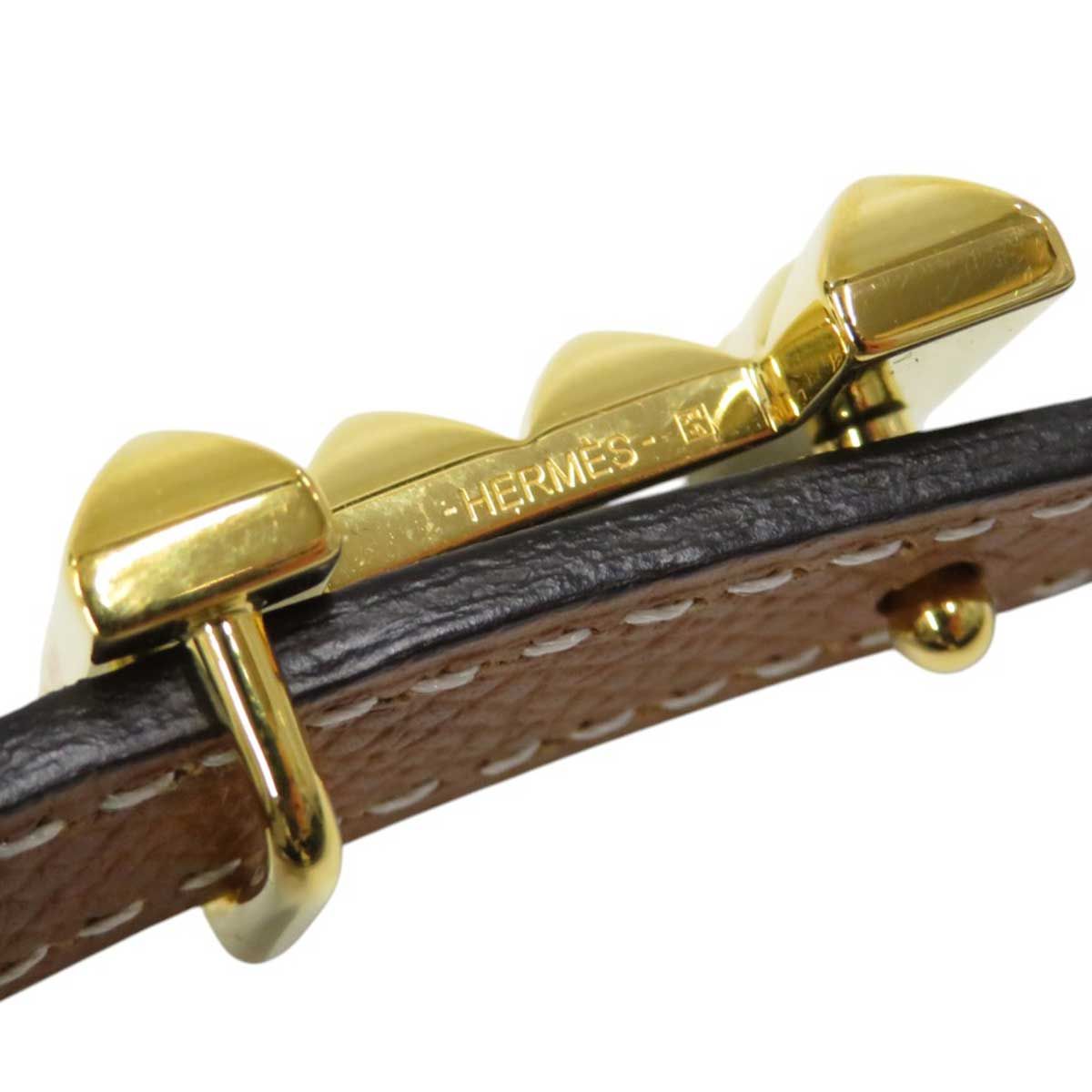 エルメス H メドール バックル リバーシブル ベルト 13MM レザー  