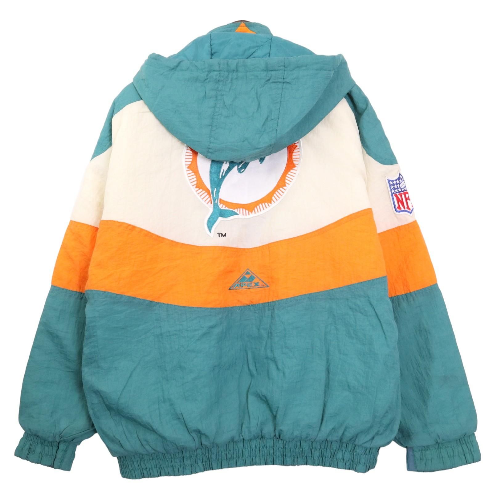 ドルフィンズ ジャケット APEX NFL 90年代 APEX ONE NFL マイアミ・ドルフィンズ 中綿 ナイロン