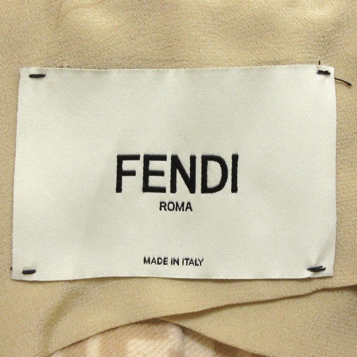 FENDI(フェンディ) コート サイズ42 M レディース ベージュ
