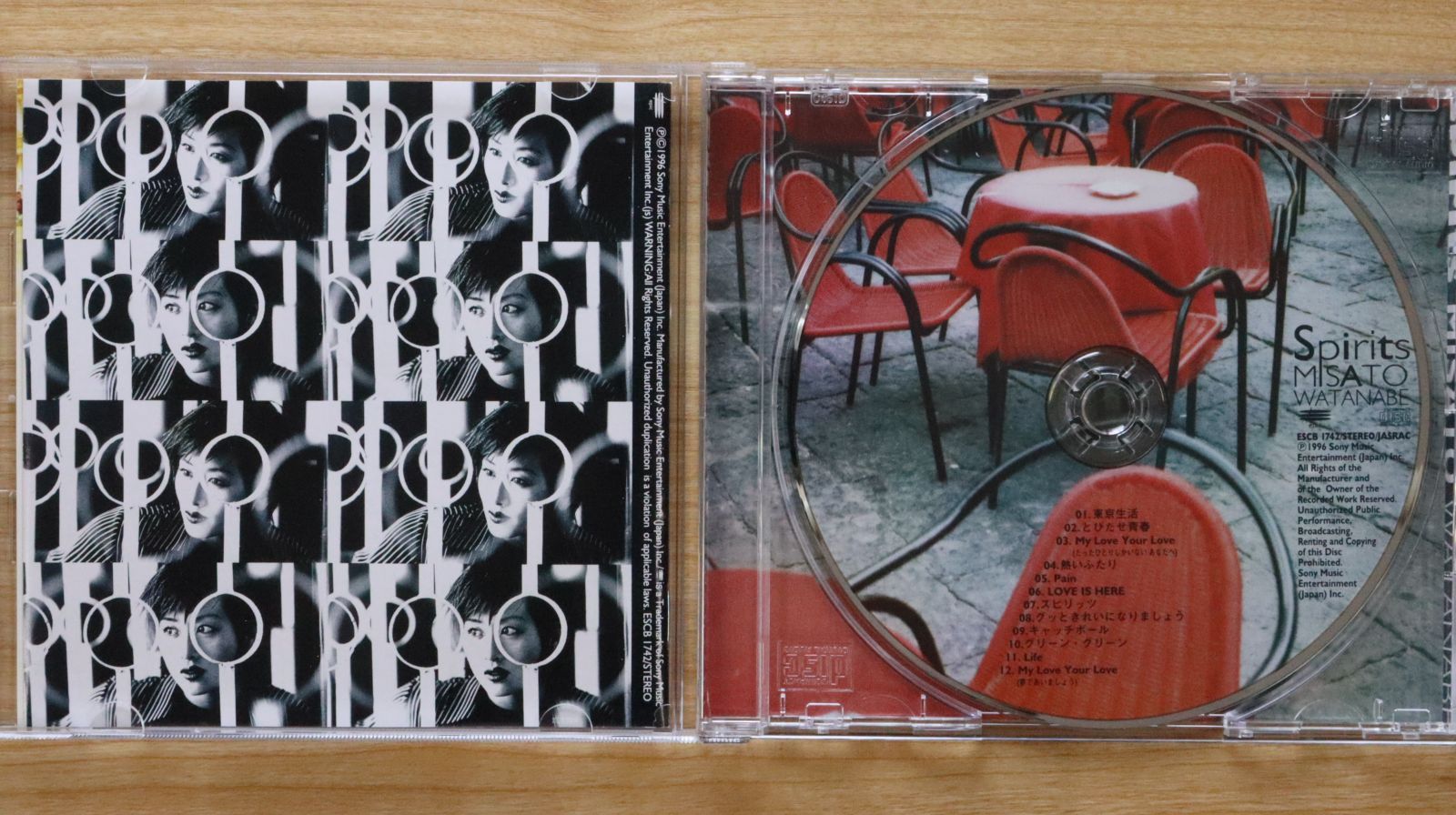 国内盤CD☆渡辺美里/MISATO WATANABE□ Spirits 【ESCB1742