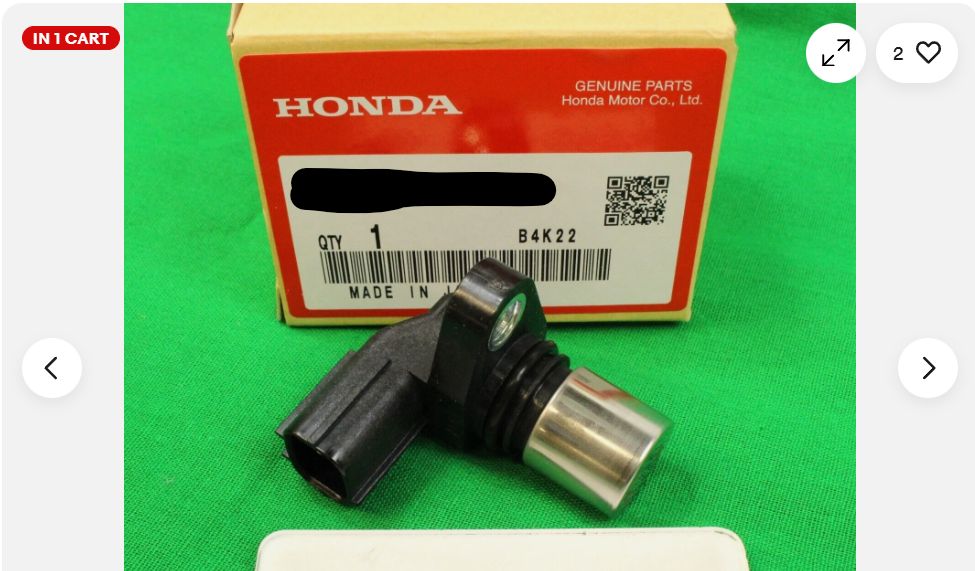 HONDA純正 00-05 S2000 インサイト TDC カムシャフトポジションセンサー