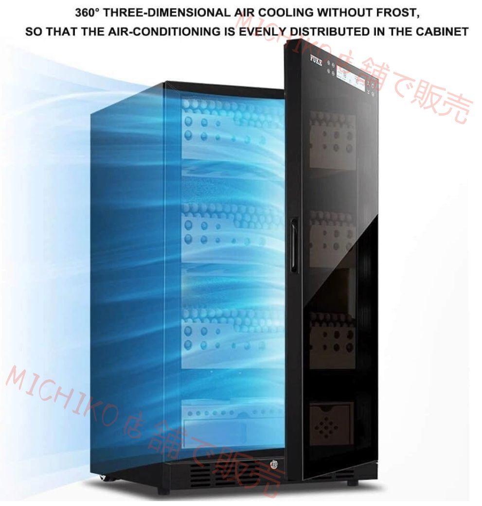 オフィスシガーキャビネット恒温保湿シガーキャビネットシガー収納ボックスマイナスイオンネットテイスト家庭用茶定温ワインキャビネット