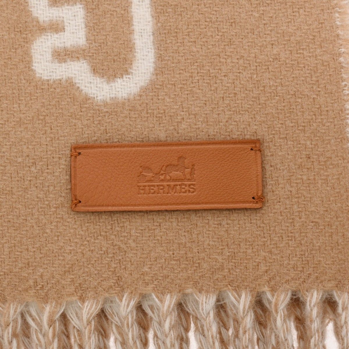 未使用 エルメス カザック キー コレクション キャメル/ホワイト