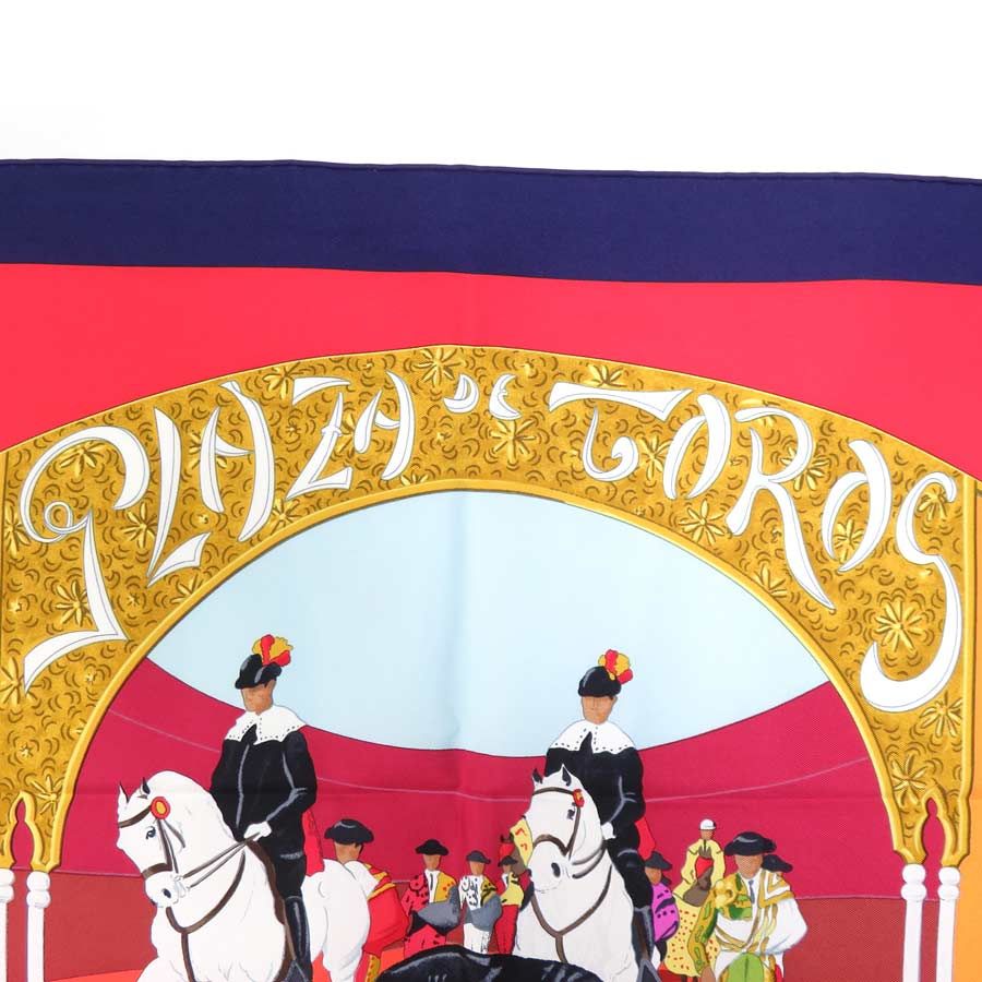 エルメス HERMES スカーフ カレ90 PLAZA DE TOROS 闘牛場 - メルカリ