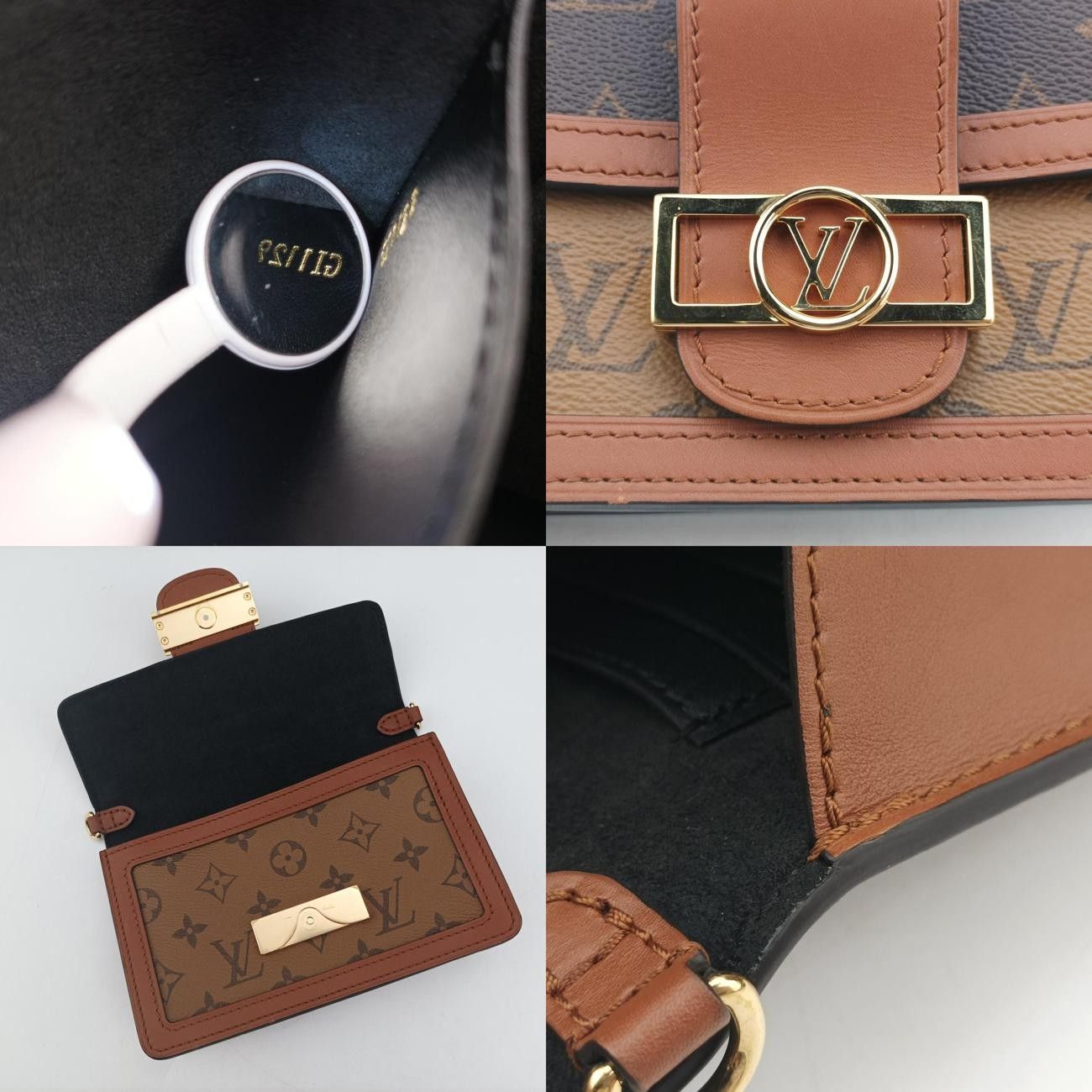 ルイヴィトンLouis Vuittonドーフィーヌモノグラム|ブラウン系モノグラムリバースM44586GI1129