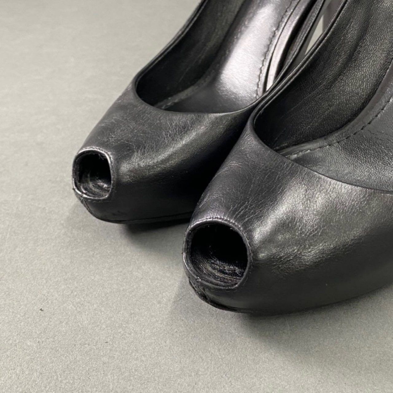 19j14 イタリア製 LOUIS VUITTON ルイヴィトン ヒールパンプス