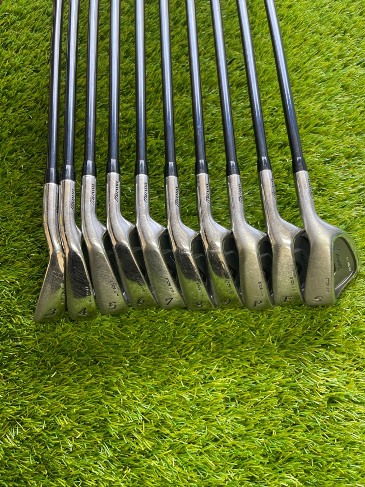 レフティ MIZUNO ミズノ Zephyr R EG-205 RV 10本 ミズノ Zephyr EG-205 RV アイアン 10本セット 右 flex–SR MIZUNO