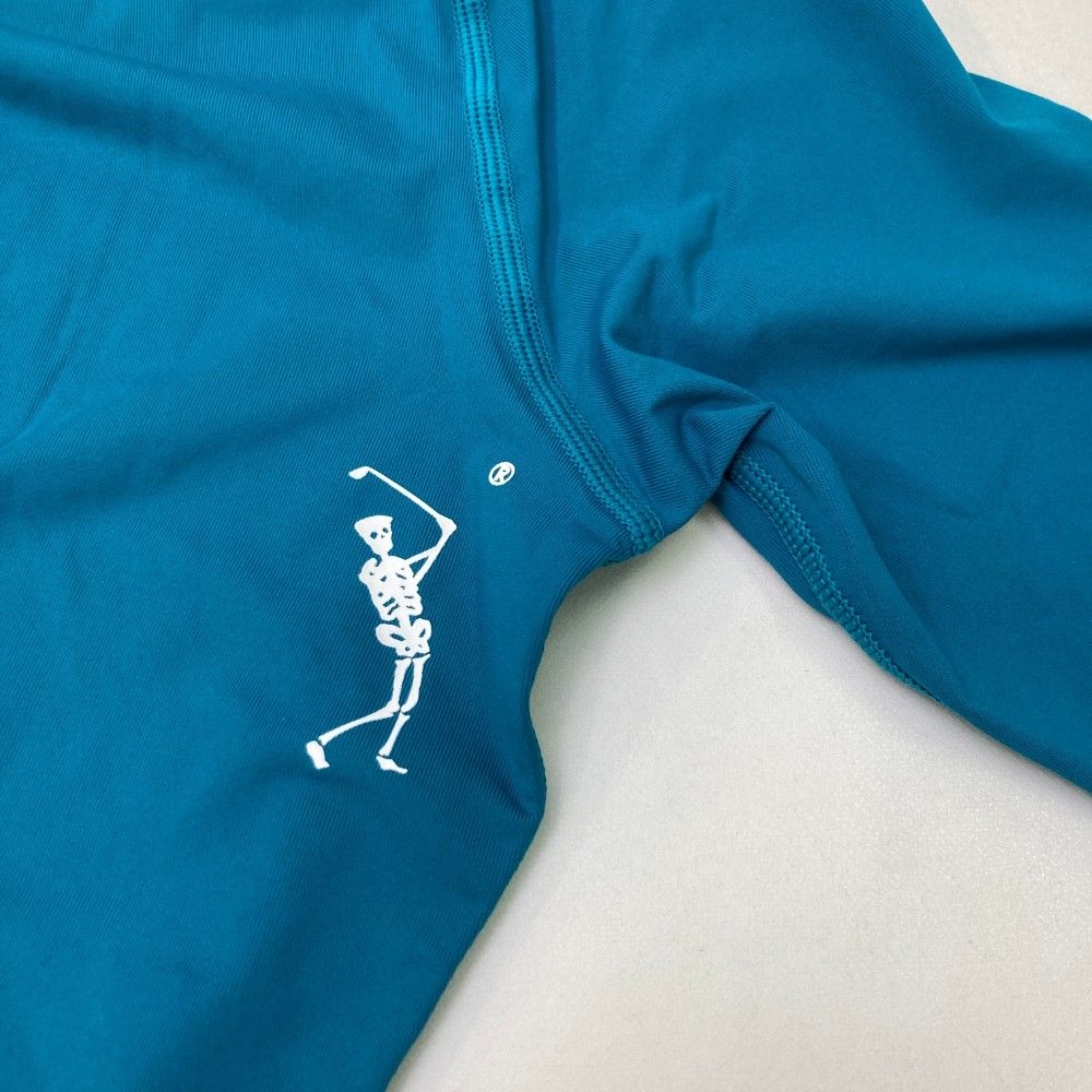 サイズ：40 MARK&amp;LONA マークアンドロナ 2023年 長袖モックネックTシャツ  ブルー系 [240101421194] ゴルフウェア レディース ストスト サイズ：40 MARKu0026LONA マークアンドロナ 2023年 長袖モック
