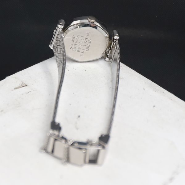 QZ セイコー 1400-5810 シルバ―文字盤 レディース腕時計 2000000 NSK