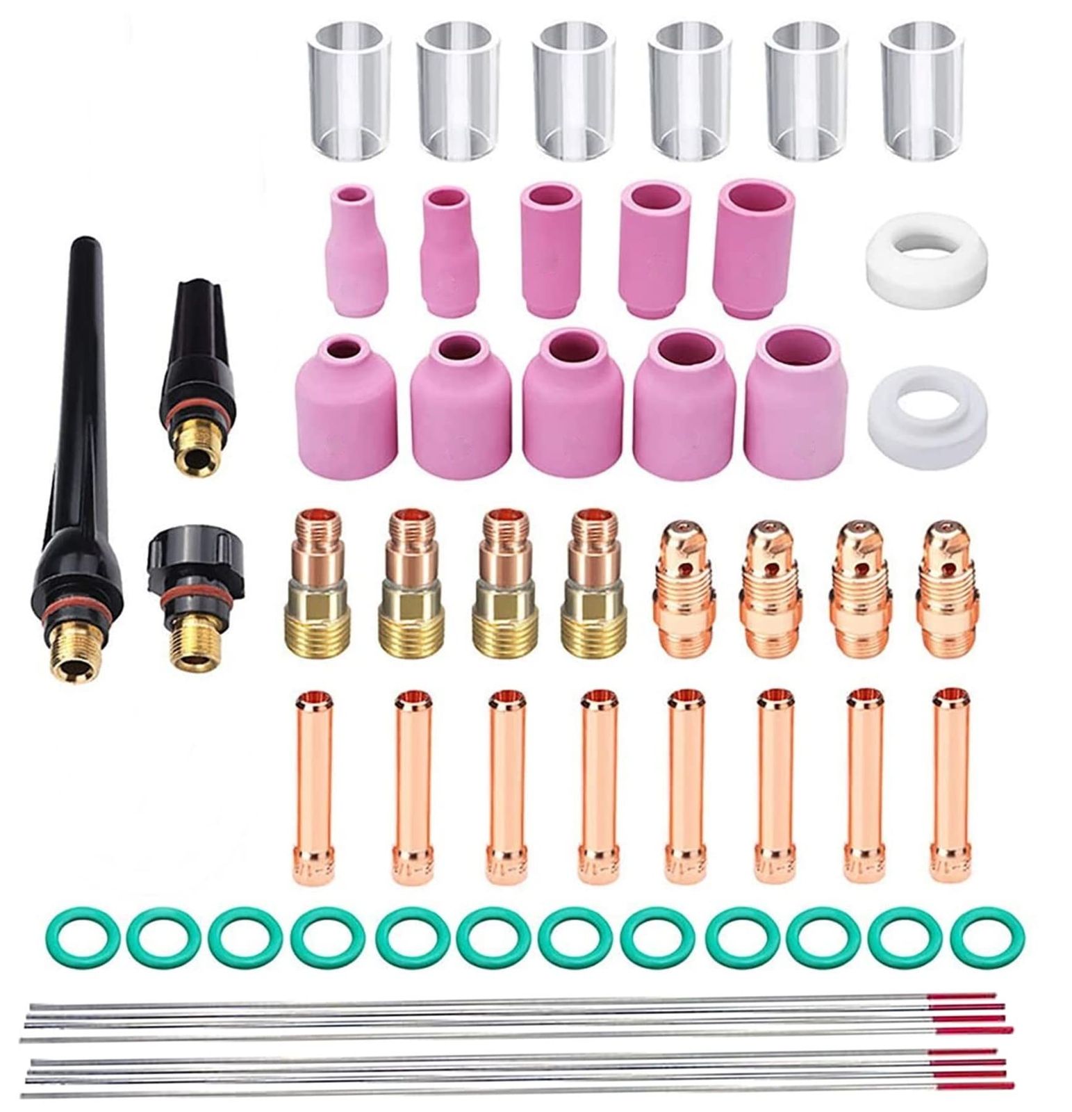 新品 [CFT TIME]TIG溶接 トーチ 消耗品 アクセサリー セット ノズル WP