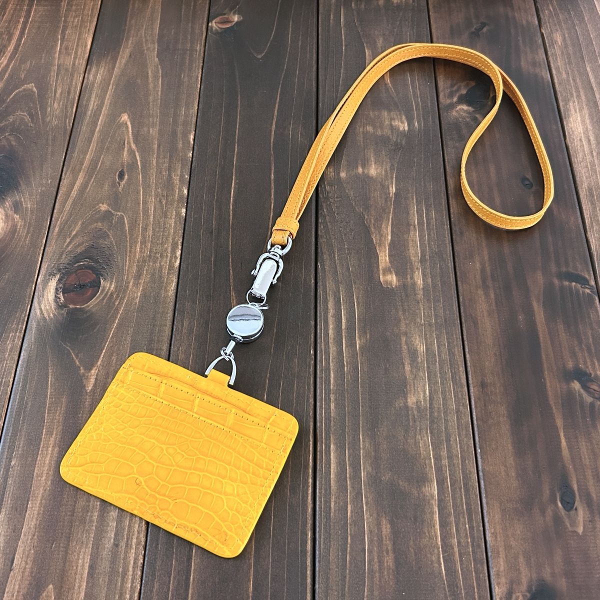 アリゲーター IDホルダー サンフラワー イエロー