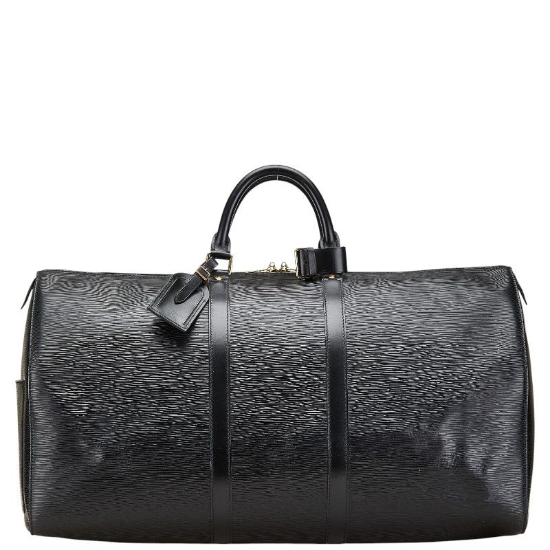 ルイ ヴィトン エピ キーポル55 ボストンバッグ トラベルバッグ M42952 ノワール ブラック レザー レディース LOUIS VUITTON 1-0204429