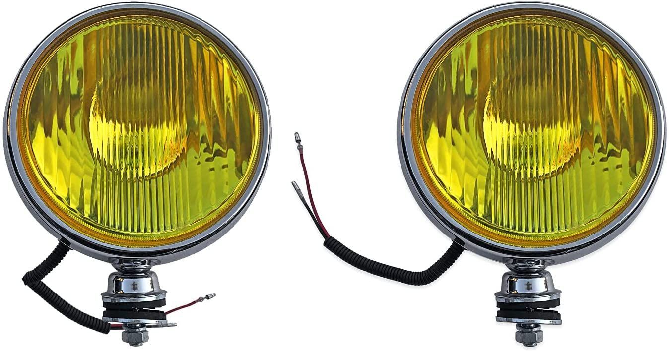 20φ 100W 24V レトロ仕様 フォグランプ ハロゲンタイプ  イエロー