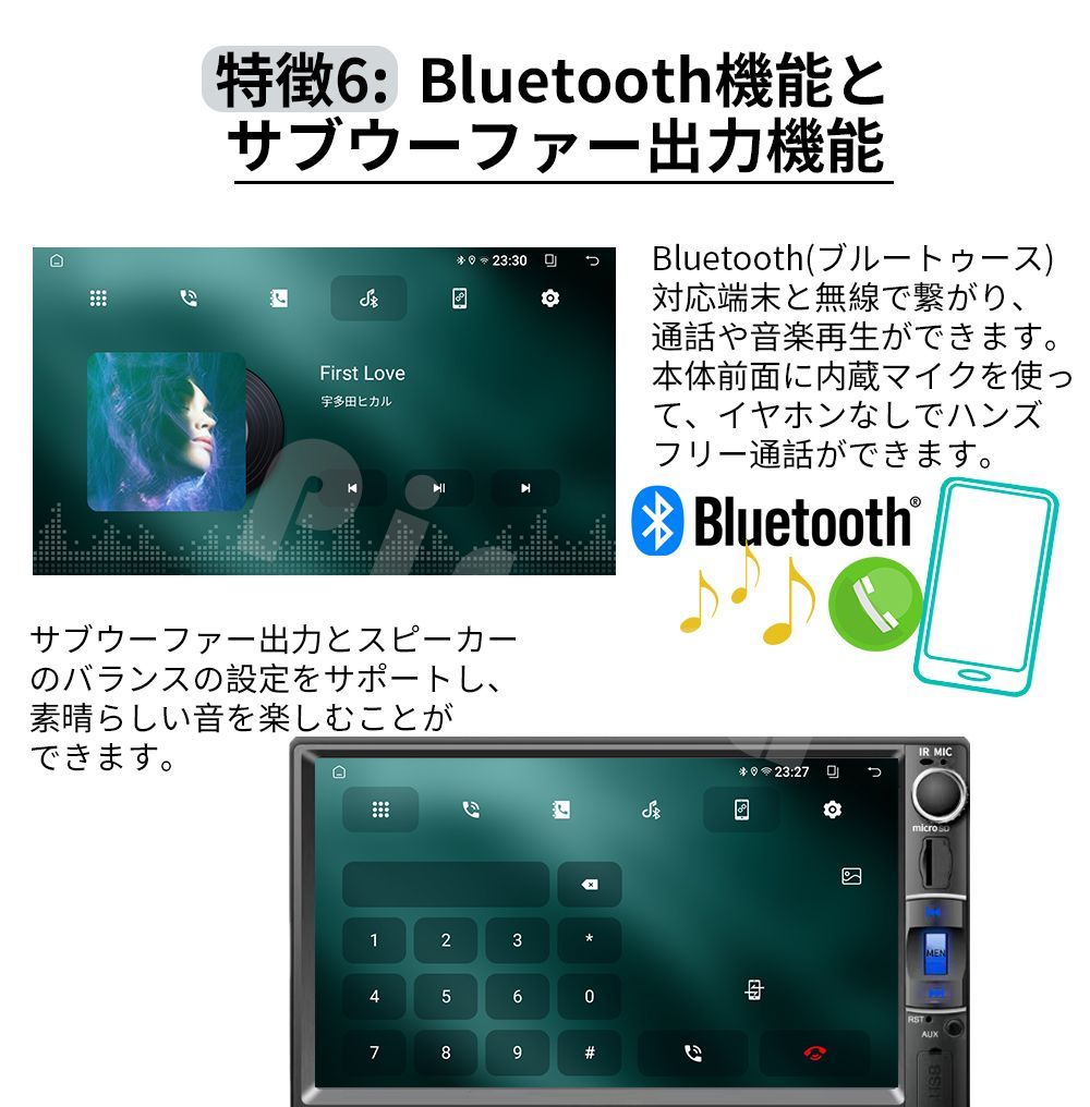 【ダイハツケーブル付】N07K2 Android10カーナビ7インチ2+32GB ダイハツケーブル付】N07K2 Android10カーナビ7インチ2+32GB