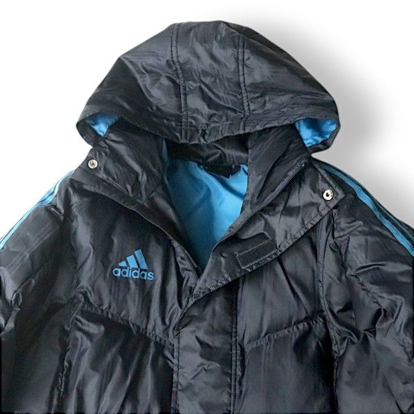 adidas ベンチコート ネイビー ロング Real Madrid adidas ベンチ