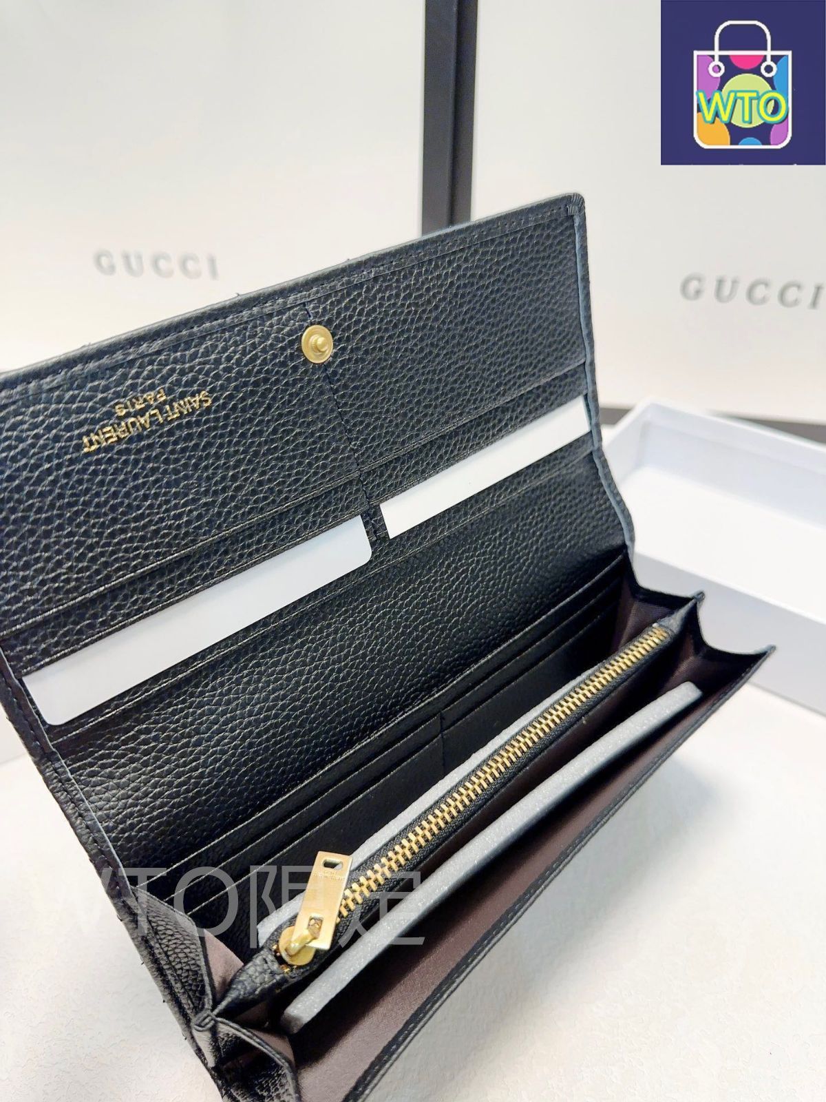 各種消費カードの伝票など 頭層の牛革を採用し