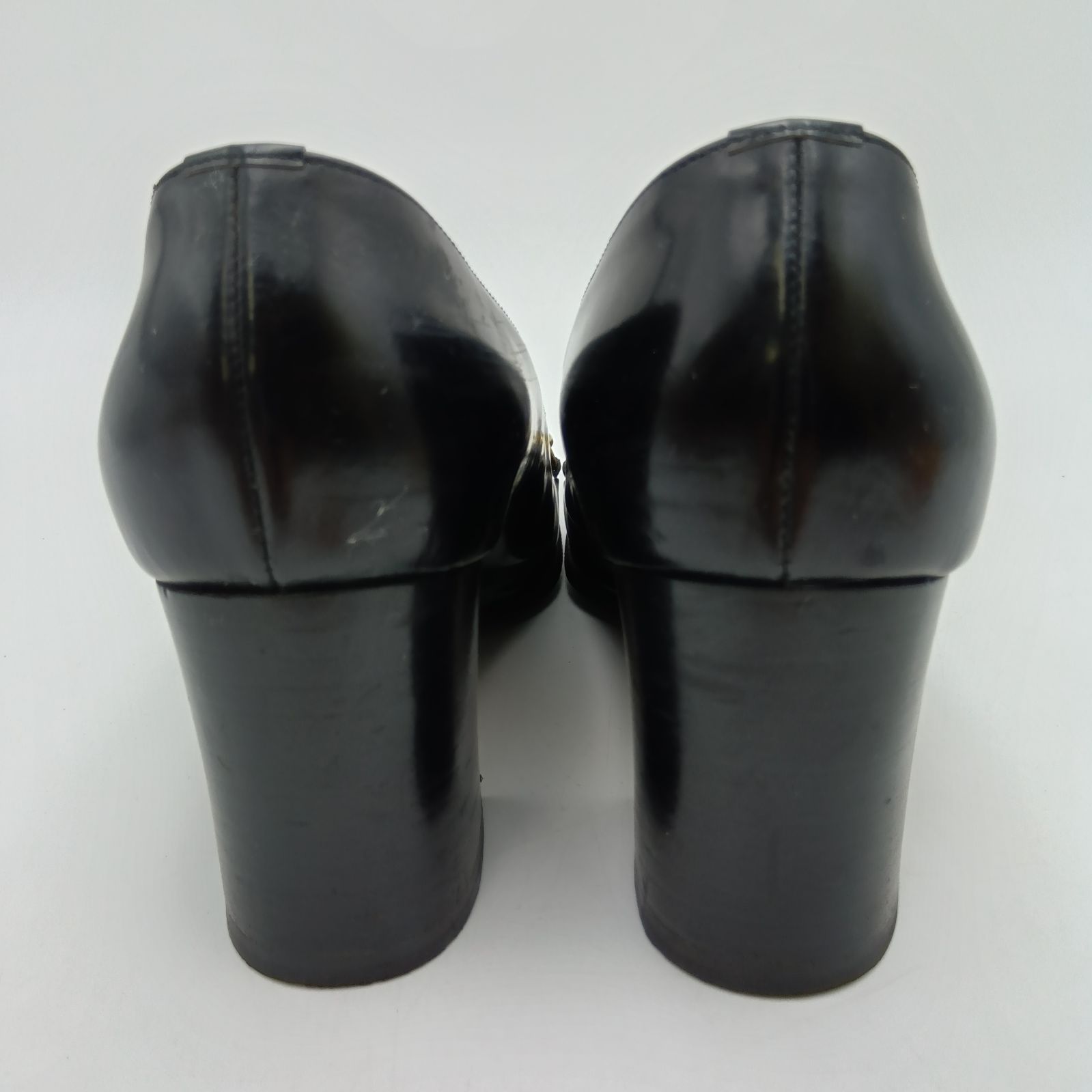 GUCCI グッチ ホースビットレザーパンプス 黒 ブラック 36 レディース