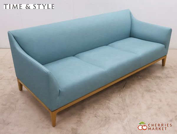TIME＆STYLE タイムアンドスタイル Edward wood エドワード ウッド 3Pソファ 3人掛けソファ 35万
