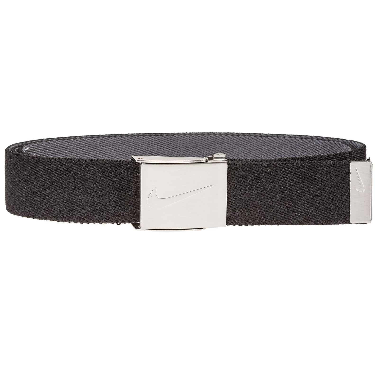 ナイキ Tech Essentials Reversible Web Belt メンズ リバーシブルベルト USA直輸入品 ブラック／グレー [ブラック/グレー] [Free Size]