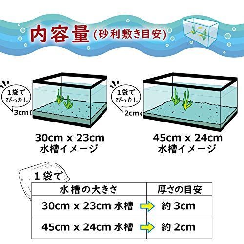 水槽用 底砂 大磯砂利 【2分】 洗って入れるだけでぴったり 30cm水槽で3センチ/45cm水槽で2センチにぴったり敷ける  お魚の色を鮮やかに演出する天然カラー OOISOJA 2分