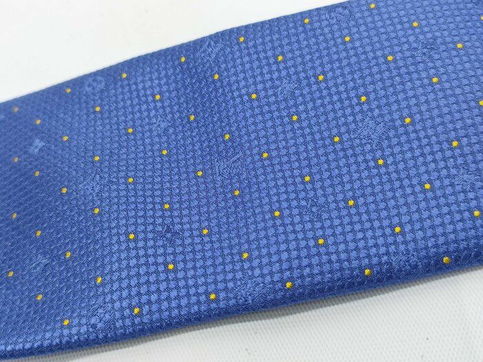 LOUIS VUITTON ルイヴィトン ネクタイ モノグラム M75941 ブルー
