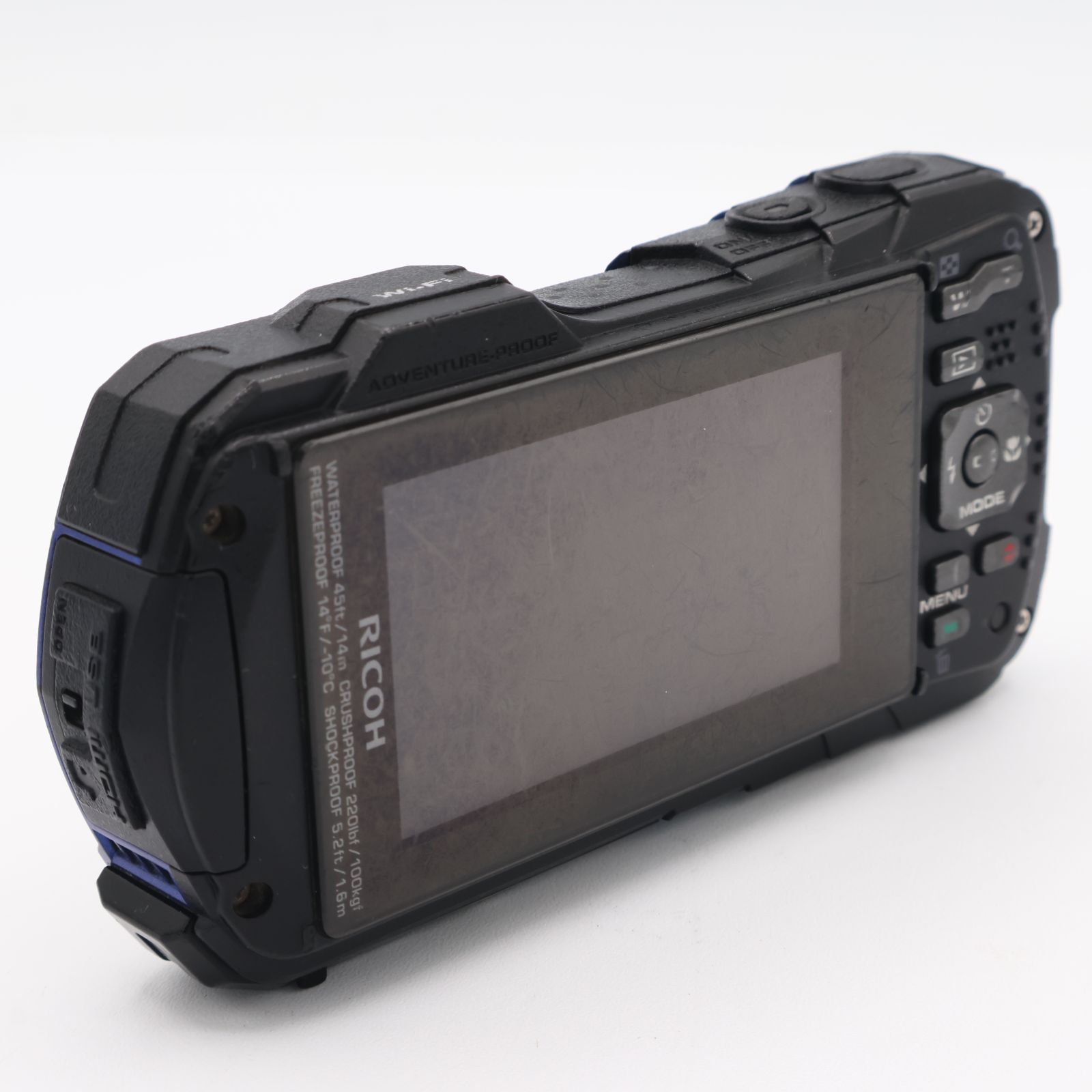 RICOH リコー 防水デジタルカメラ RICOH WG-40W ブルー 防水14m耐