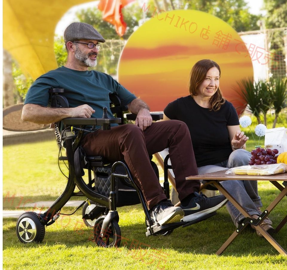 電動アシスト歩行車 軽量介助式電動車いす