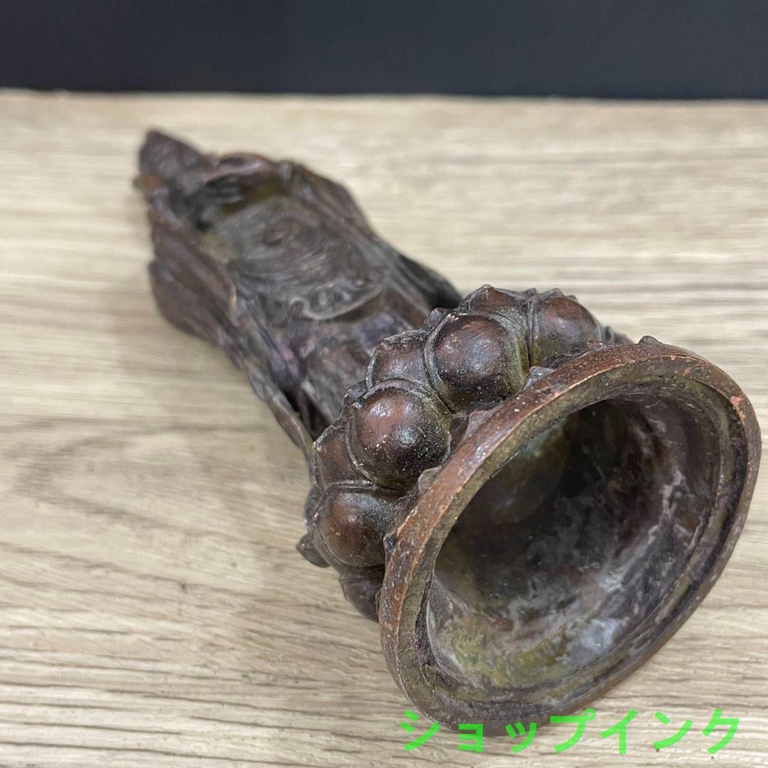 仏教美術 仏像 観世音菩薩 小仏像 銅製 銅器 - メルカリ