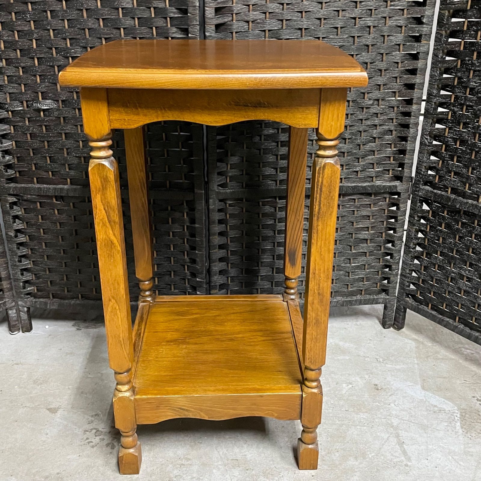 アンティーク レトロ 花台 台 木製 古家具 ヴィンテージ 【公式通販】