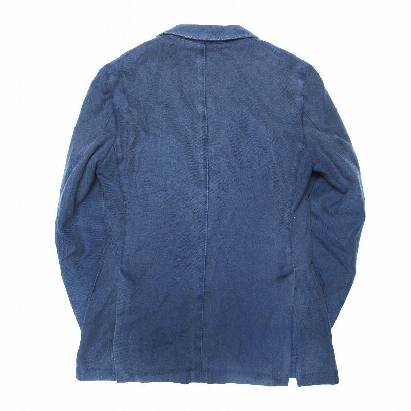 ラルディーニ ロロピアーナ LARDINI カシミヤ 100％ ニット テーラード ジャケット ブレザー 3B ブルゾン 46 M 紺 ネイビー  ur17 - メルカリ