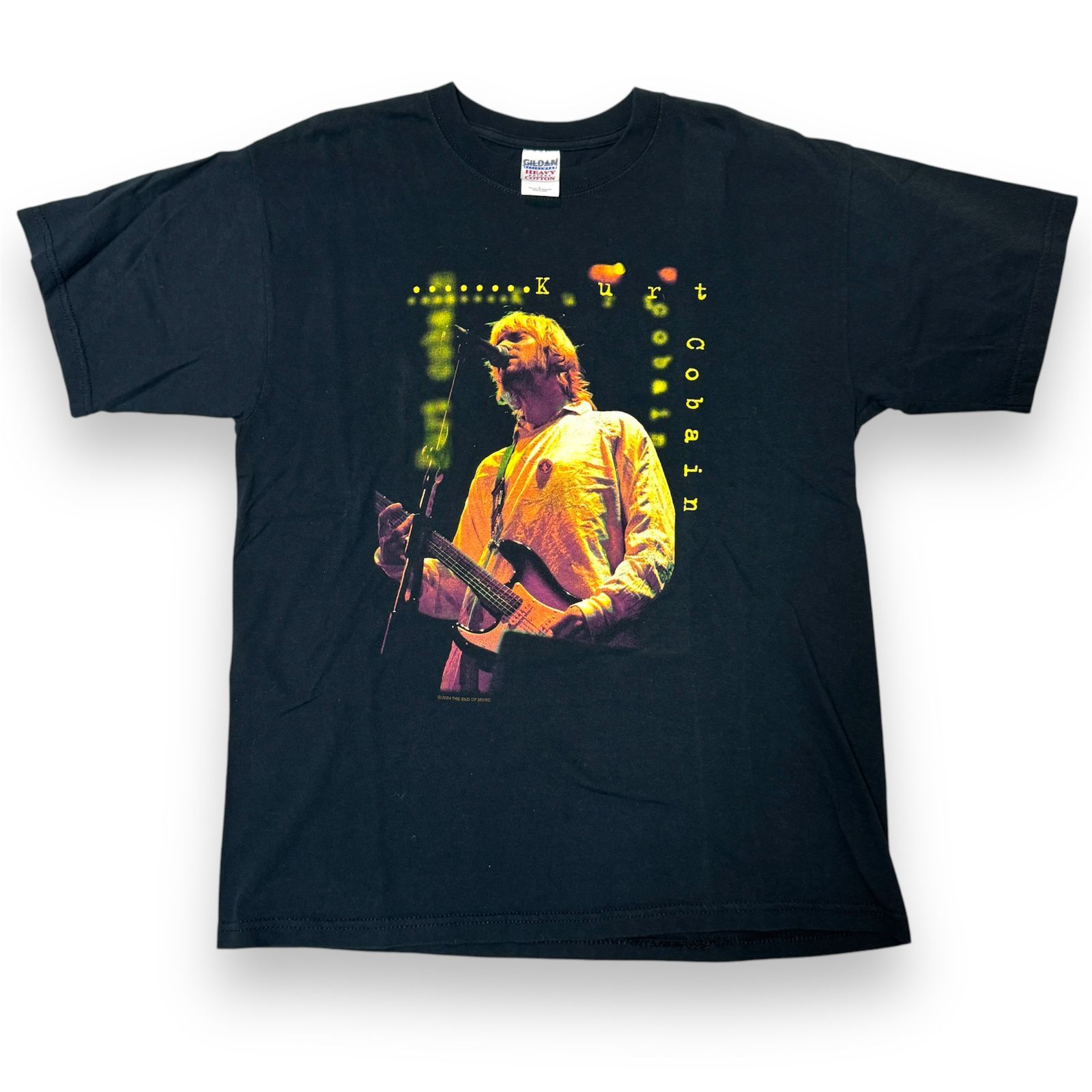 00s Y2K Band T-Shirt NIRVANA Kurt Cobain MEMORIAL GILDAN